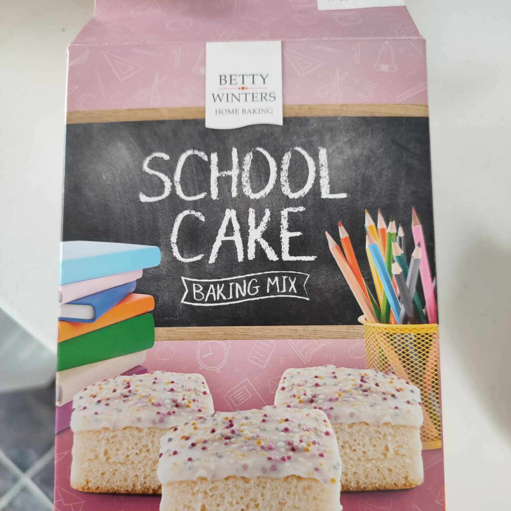 Excluded From School cake - mix packet!